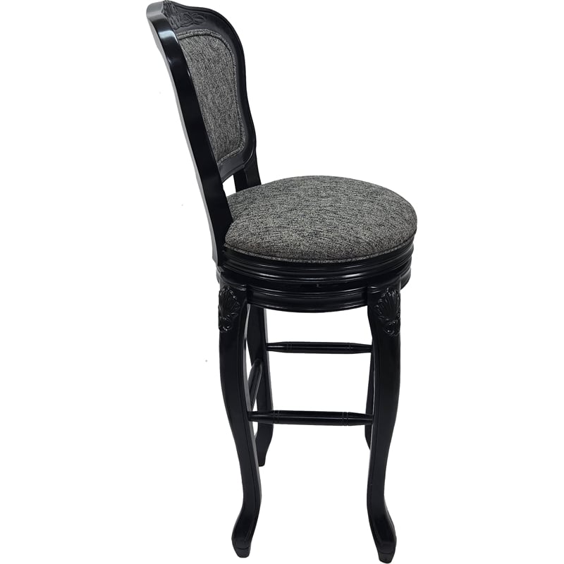 Pemberly Row Extra Tall Swivel Wood Stool 34