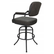 Pemberly Row Swivel Tilt Metal Bar Stool 30