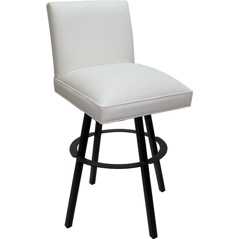 Pemberly Row Swivel Metal Counter Stool 26