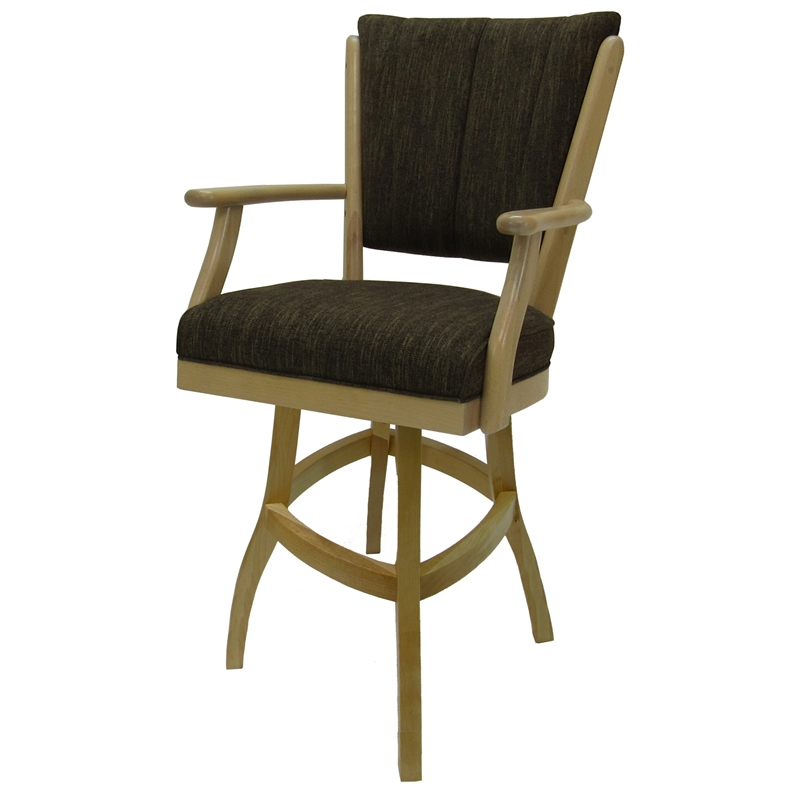 Pemberly Row Solid Wood Bar Stool 30