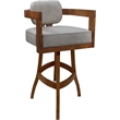 Pemberly Row Swivel Wood Counter Stool 26