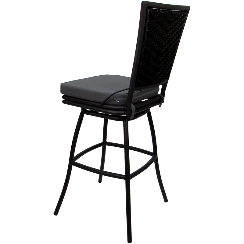 Pemberly Row Extra Tall Metal Bar Stool 34