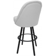 Pemberly Row Swivel Metal Bar Stool 30