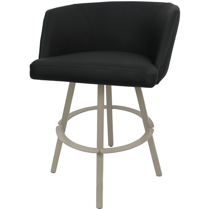 Pemberly Row Swivel Metal Bar Stool 30