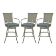 Pemberly Row Set of 3 Outdoor Indoor Extra Tall 34