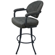 Pemberly Row Swivel Metal Bar Stool 30