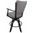 Pemberly Row Swivel Tilt Metal Counter Stool 24