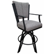 Pemberly Row Swivel Tilt Metal Counter Stool 24
