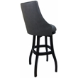 Pemberly Row Swivel Wood Bar Stool Extra Tall 34