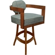 Pemberly Row Swivel Wood Counter 26