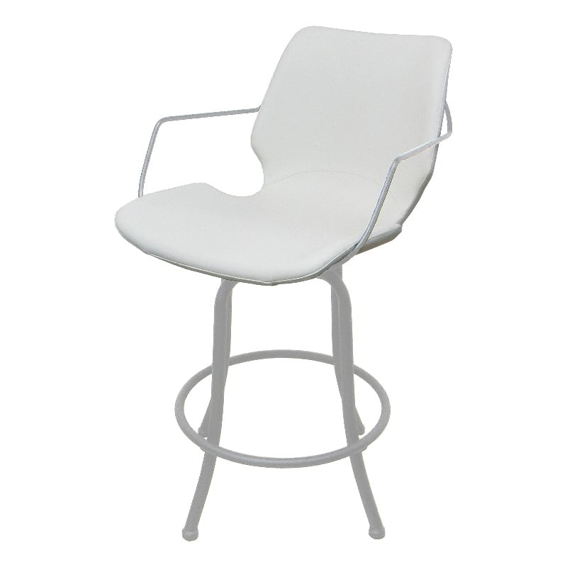Pemberly Row Swivel Counter Metal Bar Stool 26