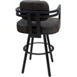 Pemberly Row Swivel Metal Stool 34
