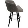 Pemberly Row Counter Bar Stool Swivel Metal 26