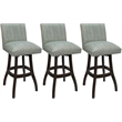 Pemberly Row Set of 3 Swivel Bar Stools 30