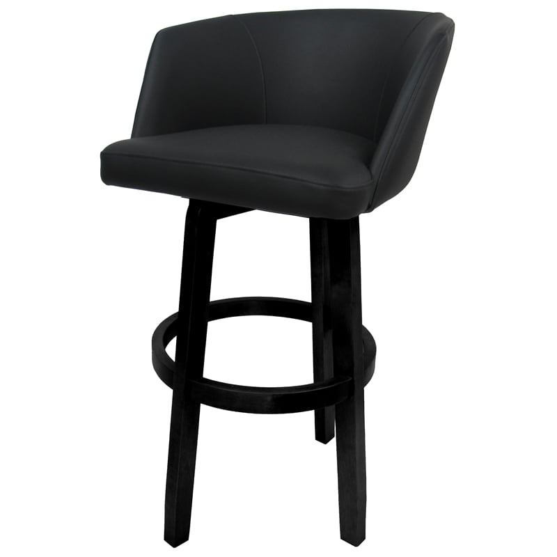 Pemberly Row Swivel Counter Wood Bar Stool 26