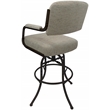 Pemberly Row Swivel Tilt Counter Metal Bar Stool 26