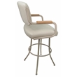 Pemberly Row Swivel Metal Bar Stool 30
