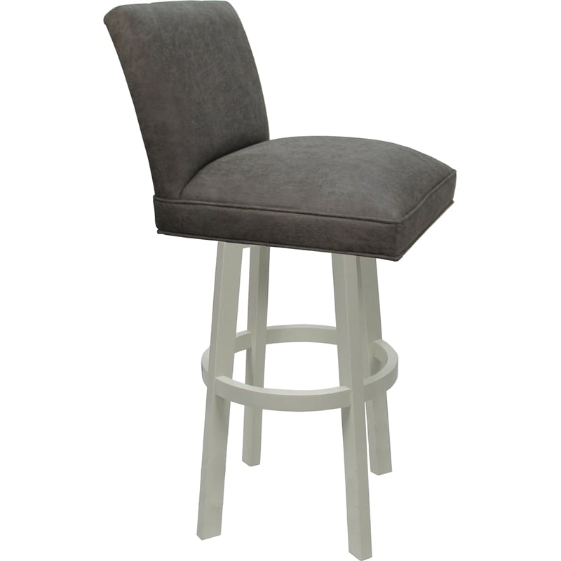 Pemberly Row Swivel Wood Counter Stool 26