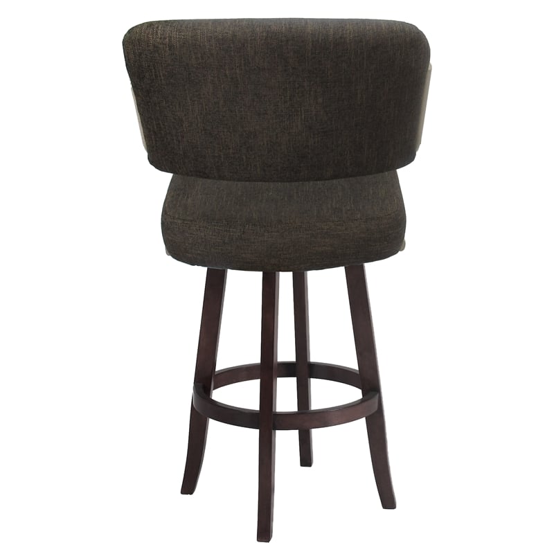 Pemberly Row Swivel Metal Bar Stool 30