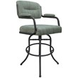 Pemberly Row Swivel Tilt Metal Bar Stool 30