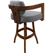 Pemberly Row Swivel Wood Bar Stool 30