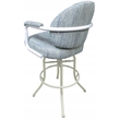 Pemberly Row Swivel Tilt Metal Bar Stool 30