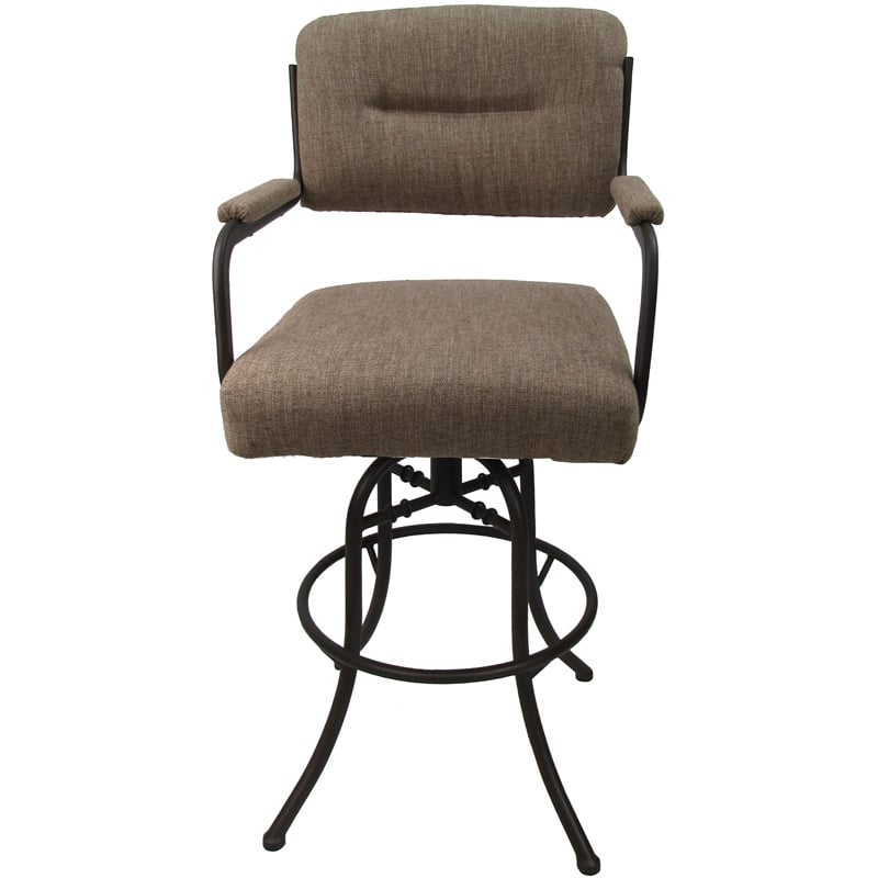 Pemberly Row Swivel Tilt Counter Metal Bar Stool 26