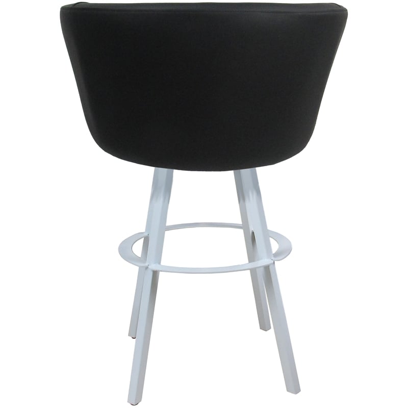 Pemberly Row Swivel Metal Bar Stool 30