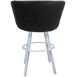 Pemberly Row Swivel Metal Bar Stool 30
