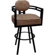 Pemberly Row Swivel Metal Bar Stool 30
