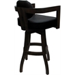 Pemberly Row Swivel Wood Bar Stool 30