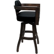 Pemberly Row Swivel Wood Bar Stool 30