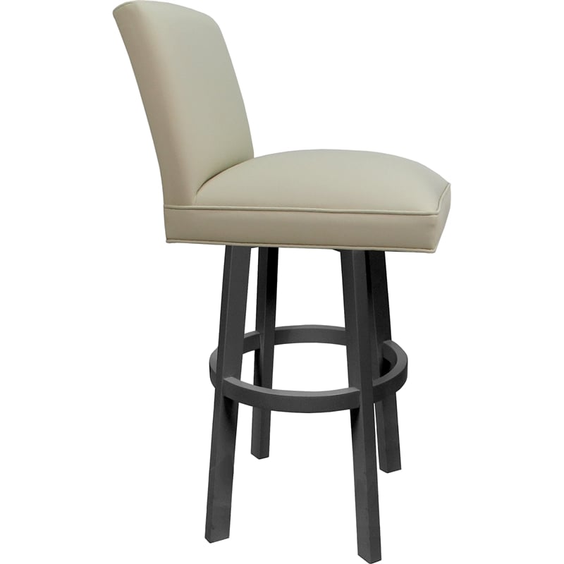 Pemberly Row Swivel Wood Stool 34