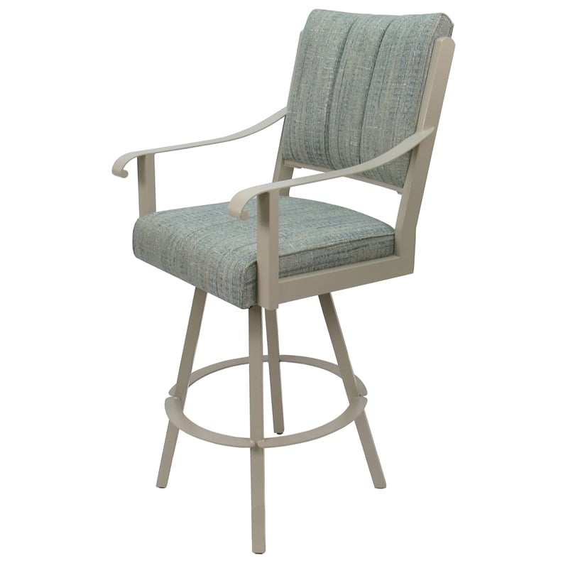 Pemberly Row Bar Stool Swivel Metal 34