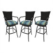 Pemberly Row Set of 3 Outdoor Indoor Counter 26