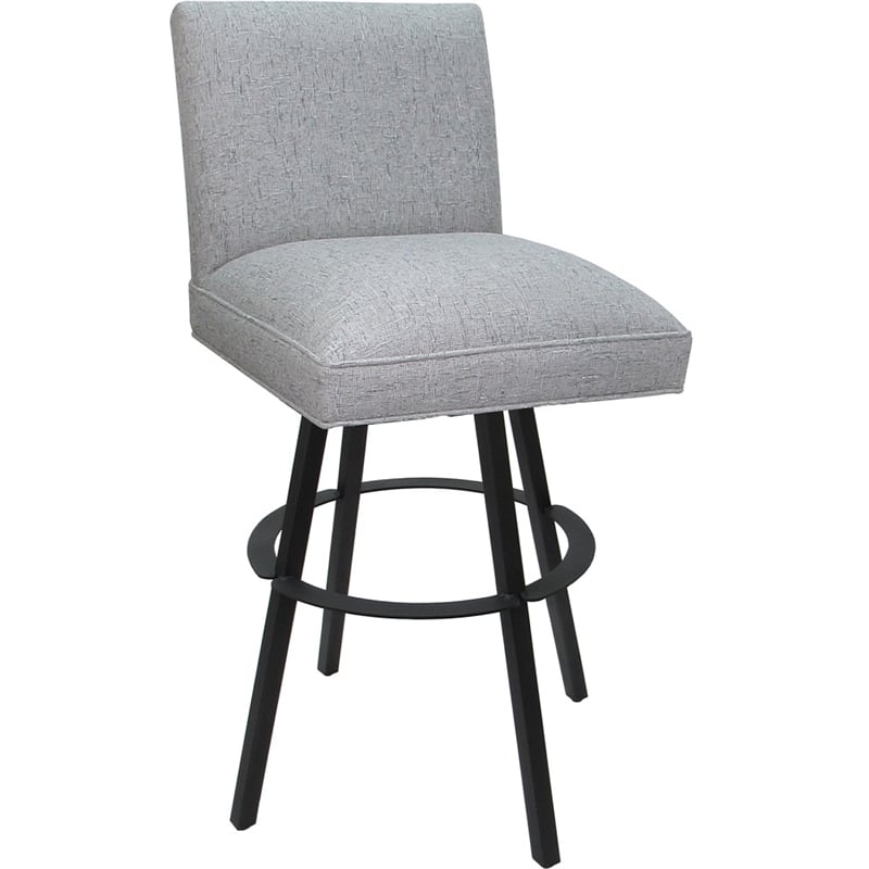 Pemberly Row Swivel Metal Extra Tall Stool 34
