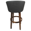 Pemberly Row Swivel Counter Wood Bar Stool 26