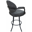 Pemberly Row Swivel Metal Bar Stool 34