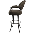 Pemberly Row Swivel Metal Bar Stool 34
