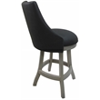 Pemberly Row Swivel Wood Bar Stool Extra Tall 34
