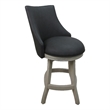 Pemberly Row Swivel Wood Bar Stool Extra Tall 34