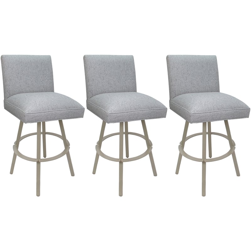 Pemberly Row Set of 3 Swivel Bar Stools 30