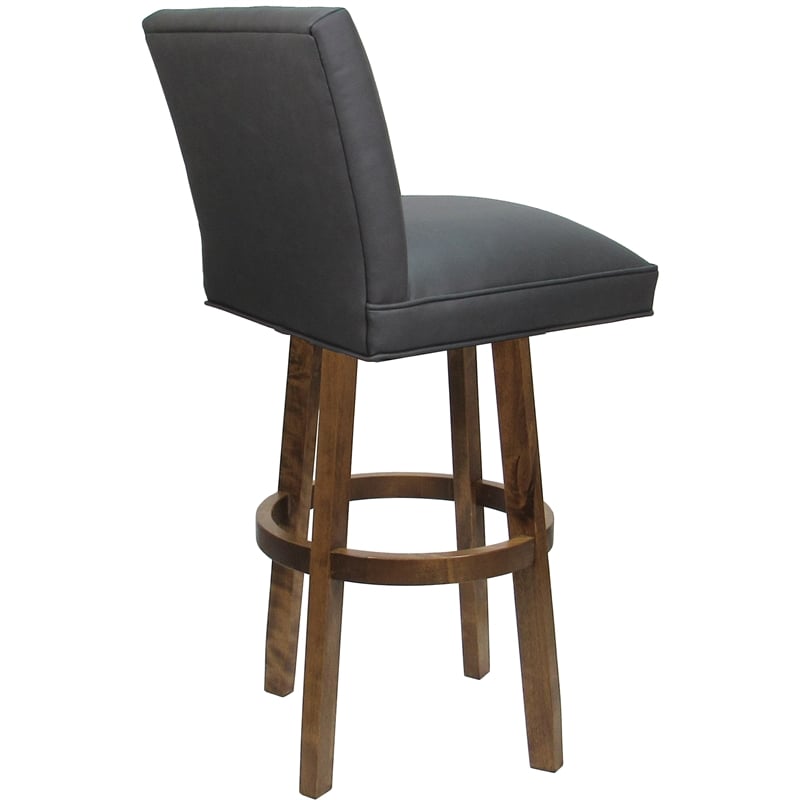 Pemberly Row Swivel Wood Bar Stool 30