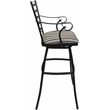 Pemberly Row Aluminum Counter Stool 26