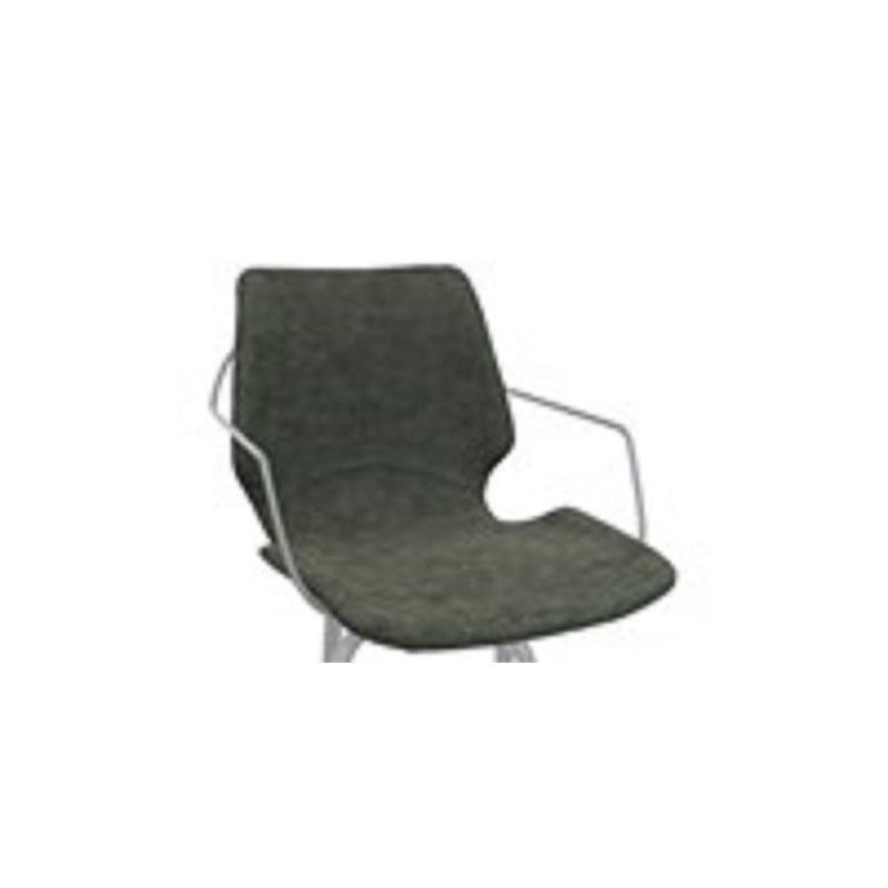 Pemberly Row Swivel Counter Metal Bar Stool 26