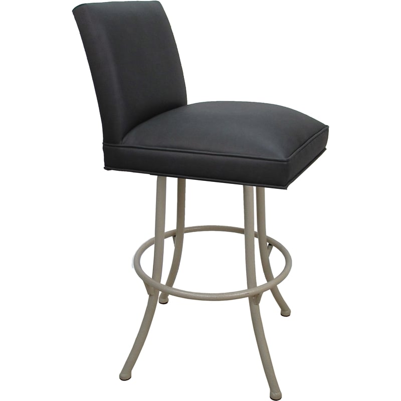 Pemberly Row Swivel Metal Bar Stool 30