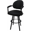 Pemberly Row Swivel Metal Bar Stool 30