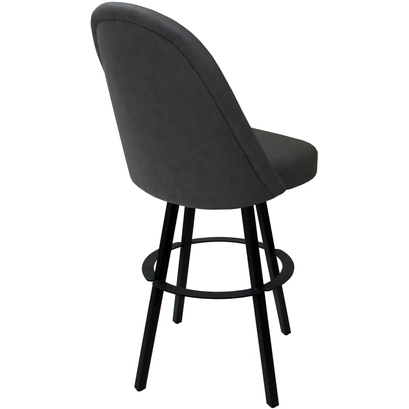 Pemberly Row Swivel Metal Bar Stool 30