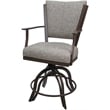 Pemberly Row Swivel Tilt Metal Counter Stool 26