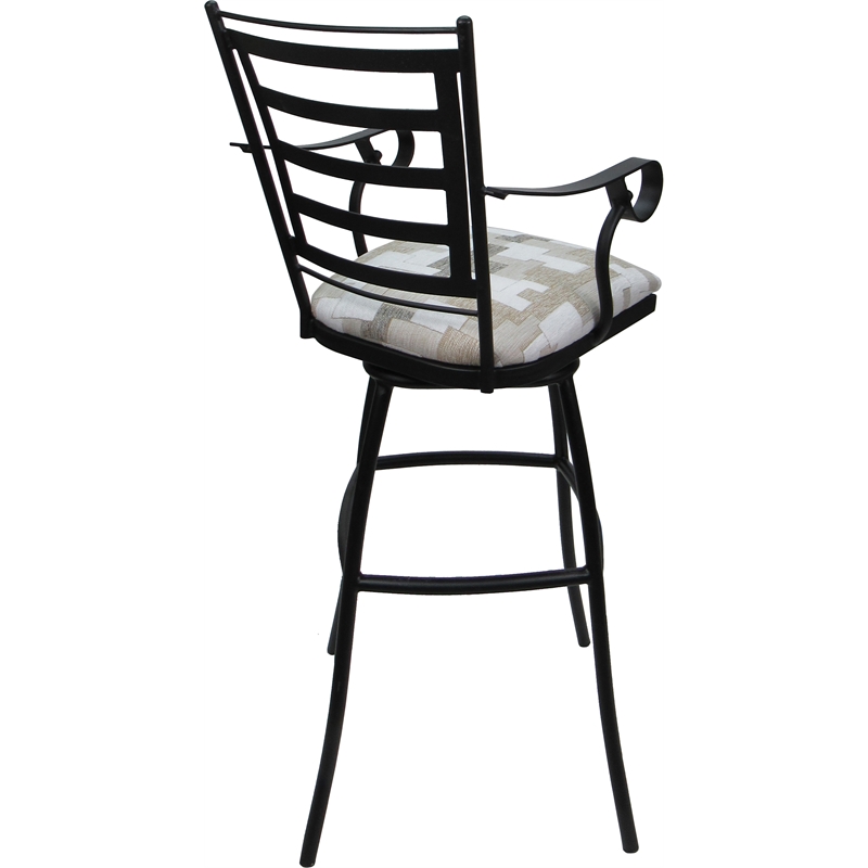 Pemberly Row Aluminum Stool 34